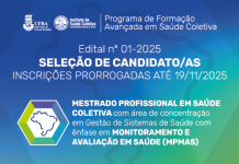 2ª retificação – Edital Nº 01/2025 – Seleção Nacional para Mestrado Profissional em Monitoramento e Avaliação em Saúde