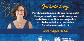 Instituto de Saúde Coletiva homenageia professora Leny Alves Bomfim Trad em sua aposentadoria