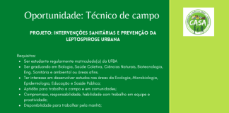 PISAT abre vaga de estágio para estudantes da UFBA