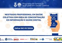 Edital Nº 01/2026 – Seleção do Mestrado Profissional em Informação e Saúde Digital