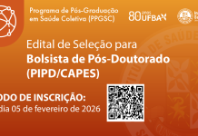 Inscrições homologadas – Edital – Seleção de Bolsista de Pós-Doutorado – PIPD/CAPES