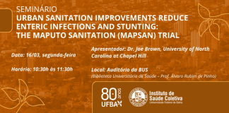 16/03 – Seminário Urban Sanitation Improvements Reduce Enteric Infections and Stunting