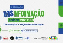 24/04 – 1º Seminário Desinformação sobre Vacinas: Caminhos para a Integridade da Informação