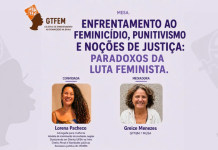 25/08 – GTfem promove mesa sobre enfrentamento ao feminicídio, punitivismo e noções de justiça